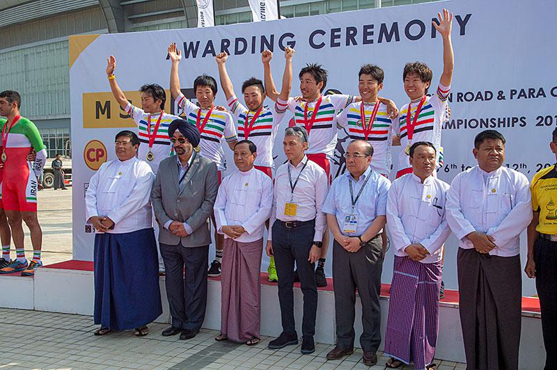 2月9日 アジア選手権チームタイムトライアル優勝